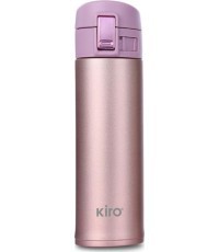 Vakuumizolēta termo pudele KIRO KI501R, rozā, 500 ml