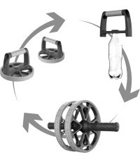 3-in-1 Ab Roller inSPORTline Pushabroll