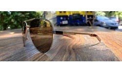 Солнцезащитные очки Tifosi Shwae Midnight Gold, коричневые, с УФ-защитой