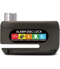 Elektriskā skrejriteņa bremžu diska bloķētājs ar trauksmes signālu BS03ADL, melns