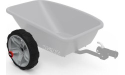 Wheel grey-black 10x2,5 left (red cover)