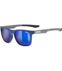 Saulesbrilles Uvex Lgl 42, zilas lēcas, pelēkas krāsas