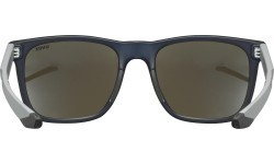 Saulesbrilles Uvex Lgl 42, zilas lēcas, pelēkas krāsas