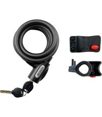 Замок BONIN // тросовый замок, с ключом и скобой, 12 x 1500 мм