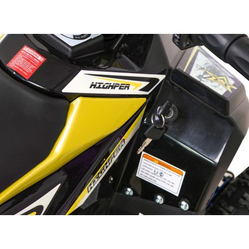Kvadricikls E-STAR, dzeltens