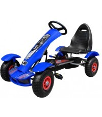 Lieli kartinga sūkņa riteņi zili