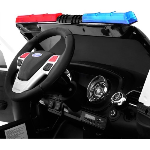Bērnu elektromobilis SUV Police ar tālvadības pulti