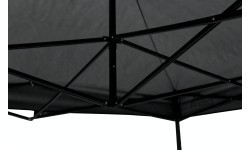 Party tent scissor 3x3m grey WATERPROOF