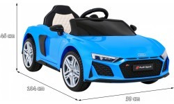 Elektromašīna Audi R8 LIFT, zila