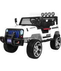 Elektromobilis Raptor Drifter 4x4, balts