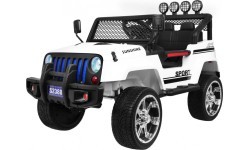 Elektromobilis Raptor Drifter 4x4, balts