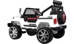 Elektromobilis Raptor Drifter 4x4, balts