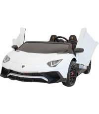 Электромобиль Lamborghini Aventador SV, белый