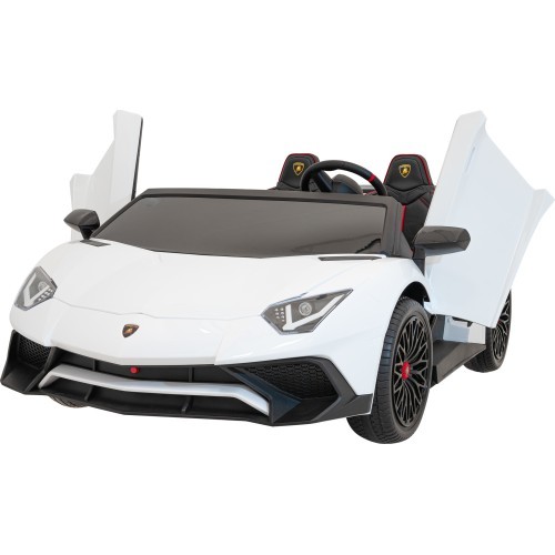 Электромобиль Lamborghini Aventador SV, белый