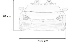Vehicle Lamborghini Aventador SV White