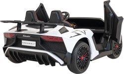 Электромобиль Lamborghini Aventador SV, белый