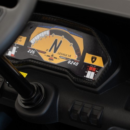 Elektromobilis Lamborghini Aventador SV, balts