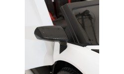 Elektromobilis Lamborghini Aventador SV, balts