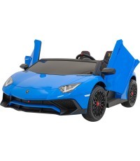 Электромобиль Lamborghini Aventador SV, синий
