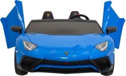 Elektromobilis Lamborghini Aventador SV, zils
