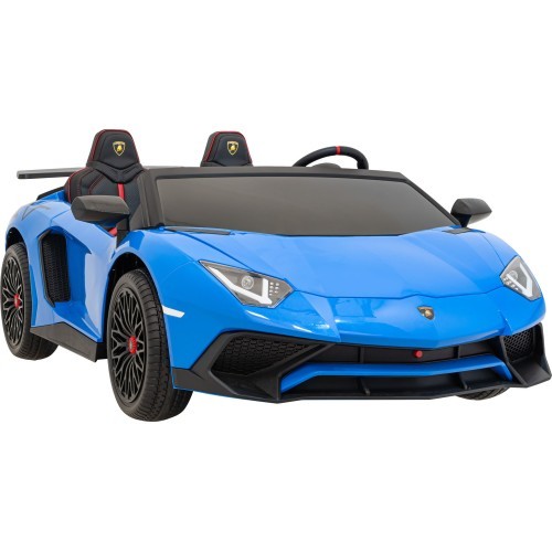 Электромобиль Lamborghini Aventador SV, синий