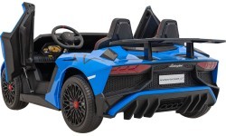 Elektromobilis Lamborghini Aventador SV, zils