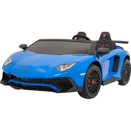 Elektromobilis Lamborghini Aventador SV, zils