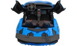 Электромобиль Lamborghini Aventador SV, синий