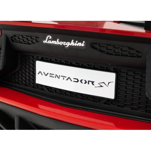 Elektromobilis Lamborghini Aventador SV Red