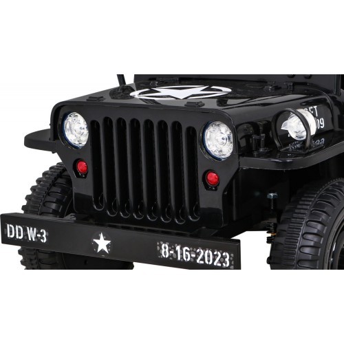 Retro Military Vehicle Black