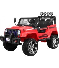 Bērnu elektromobilis Raptor Drifter 4 x 4 sarkans