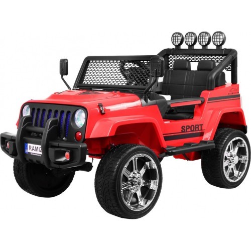 Bērnu elektromobilis Raptor Drifter 4 x 4 sarkans