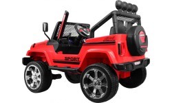 Bērnu elektromobilis Raptor Drifter 4 x 4 sarkans