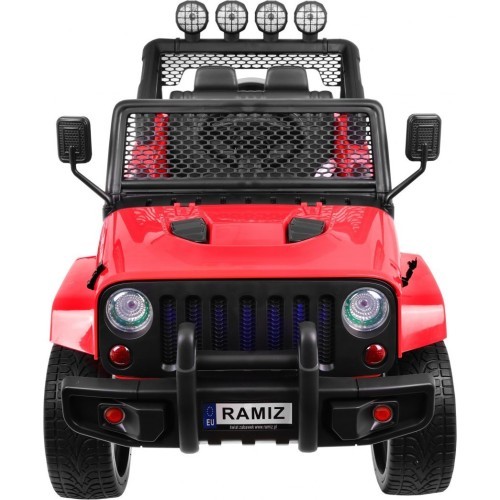 Bērnu elektromobilis Raptor Drifter 4 x 4 sarkans