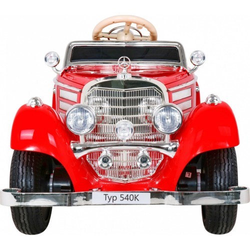 Elektromobilis bērniem Mercedes Benz Retro Type 540A, sarkans