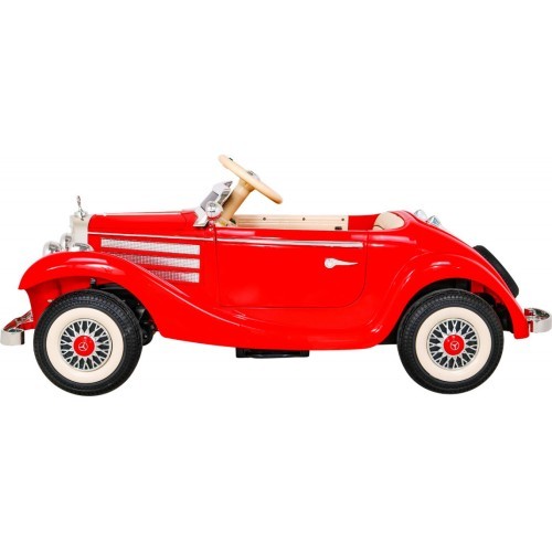 Детский электромобиль Mercedes Benz Retro Type 540A, красный
