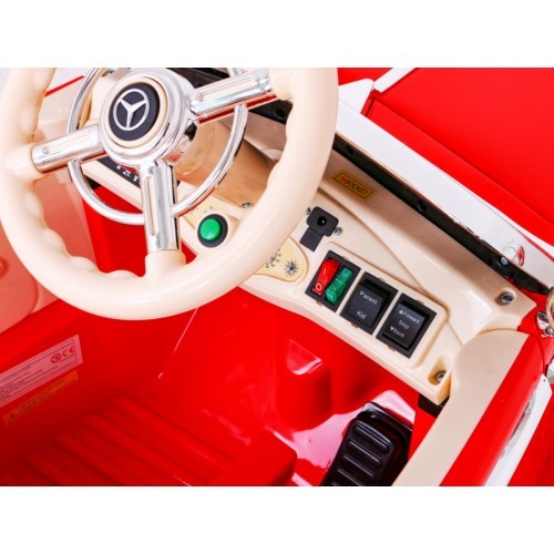 Детский электромобиль Mercedes Benz Retro Type 540A, красный