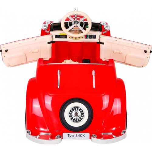 Elektromobilis bērniem Mercedes Benz Retro Type 540A, sarkans