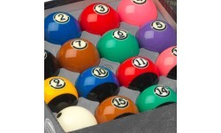 Набор бильярдных шаров Aramith US Tournament TV Black Pool 57,2мм