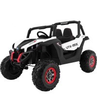 Elektromobilis Buggy SuperStar 4x4-MP4, balts