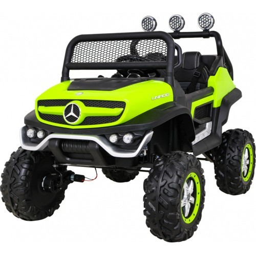 Детский электромобиль Mercedes-Benz Unimog, зелёный