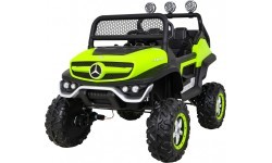 Детский электромобиль Mercedes-Benz Unimog, зелёный