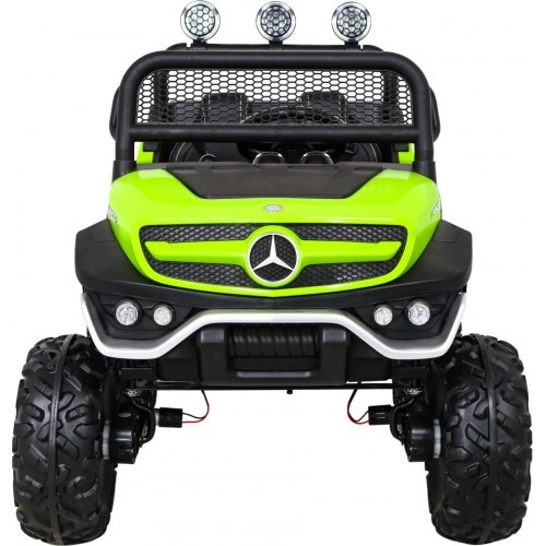 Bērnu elektromobilis Mercedes-Benz Unimog, zaļš