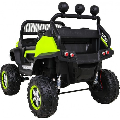 Bērnu elektromobilis Mercedes-Benz Unimog, zaļš