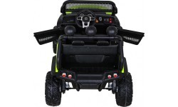Bērnu elektromobilis Mercedes-Benz Unimog, zaļš