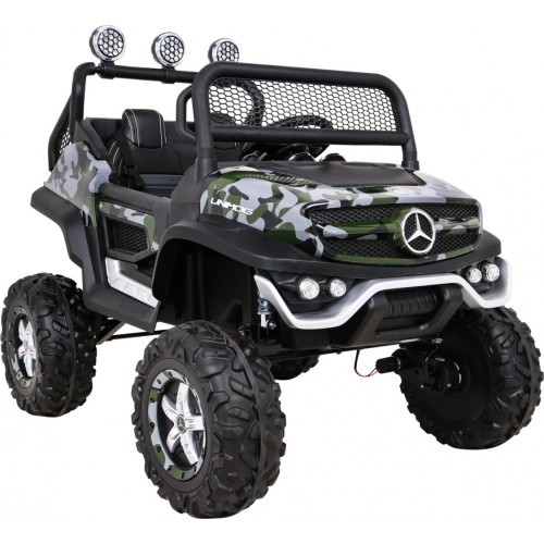 Elektromobilis Mercedes-Benz Unimog, kamuflāžas