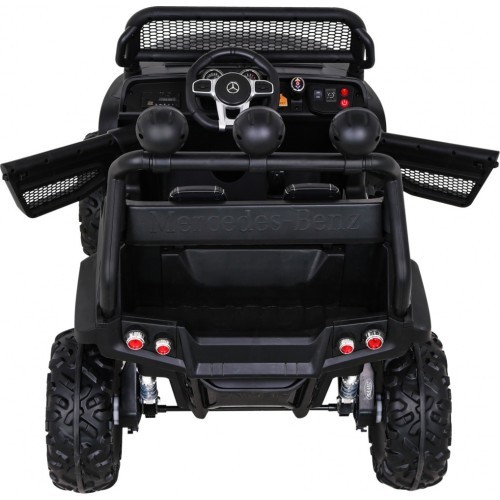 Mercedes-Benz Unimog elektromobilis, melns