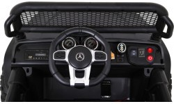 Mercedes-Benz Unimog elektromobilis, melns
