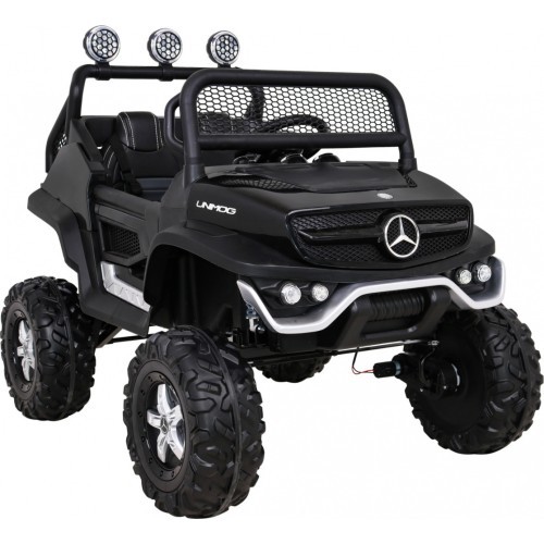 Mercedes-Benz Unimog elektromobilis, melns