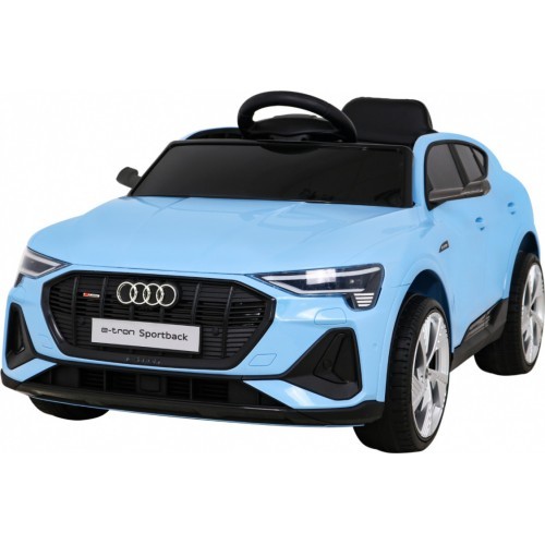 Elektromobilis Audi E-Tron Sportback, zils